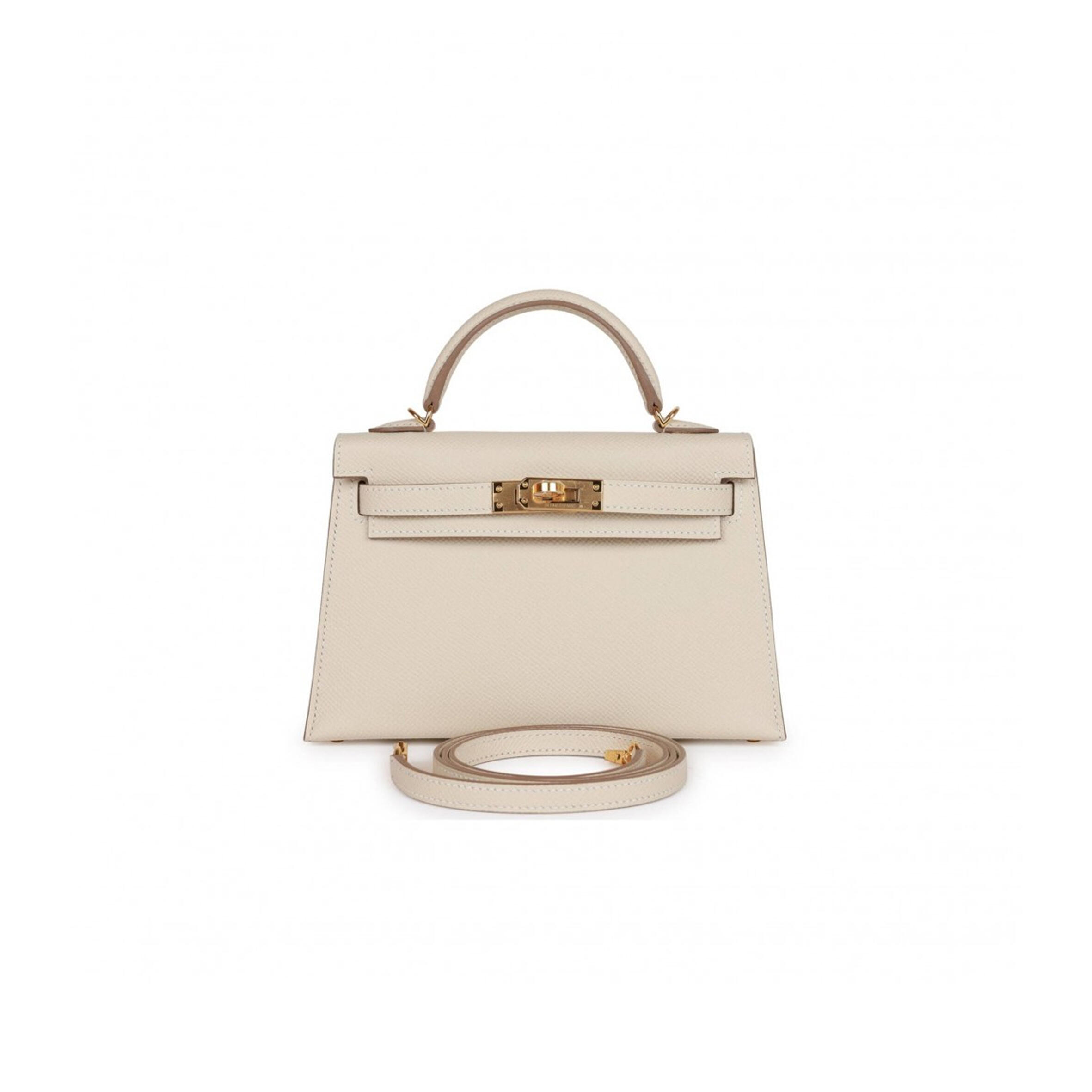 H**me5 mini kelly epsom gold hardware (19*12*5.5cm)